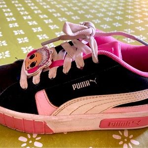 LOL Puma girls sneakers size 2 (children not toddler)